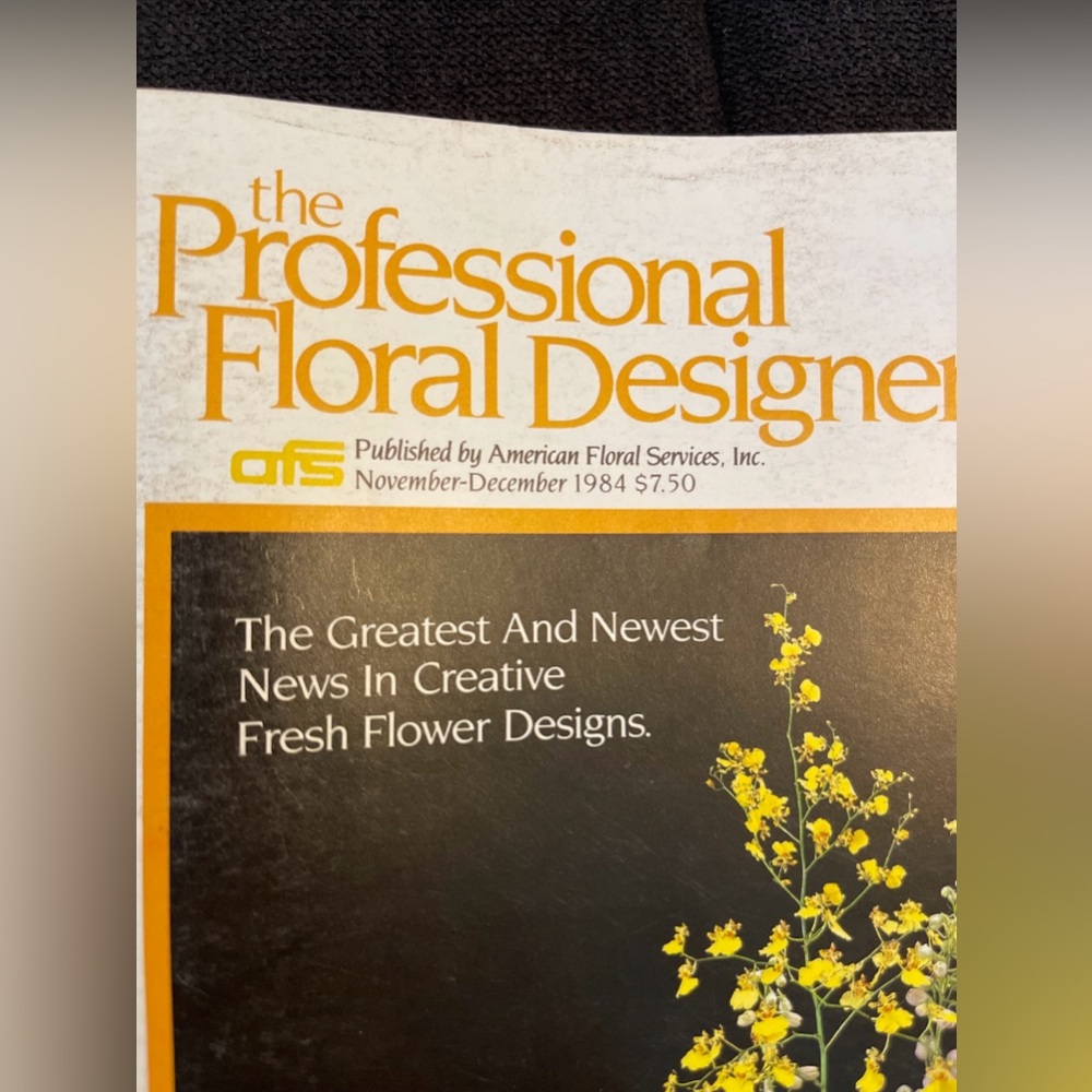 The Professional Floral Designer‎ 1984 November -December